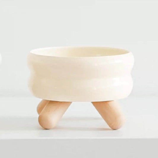 Big smooth round pet bowl